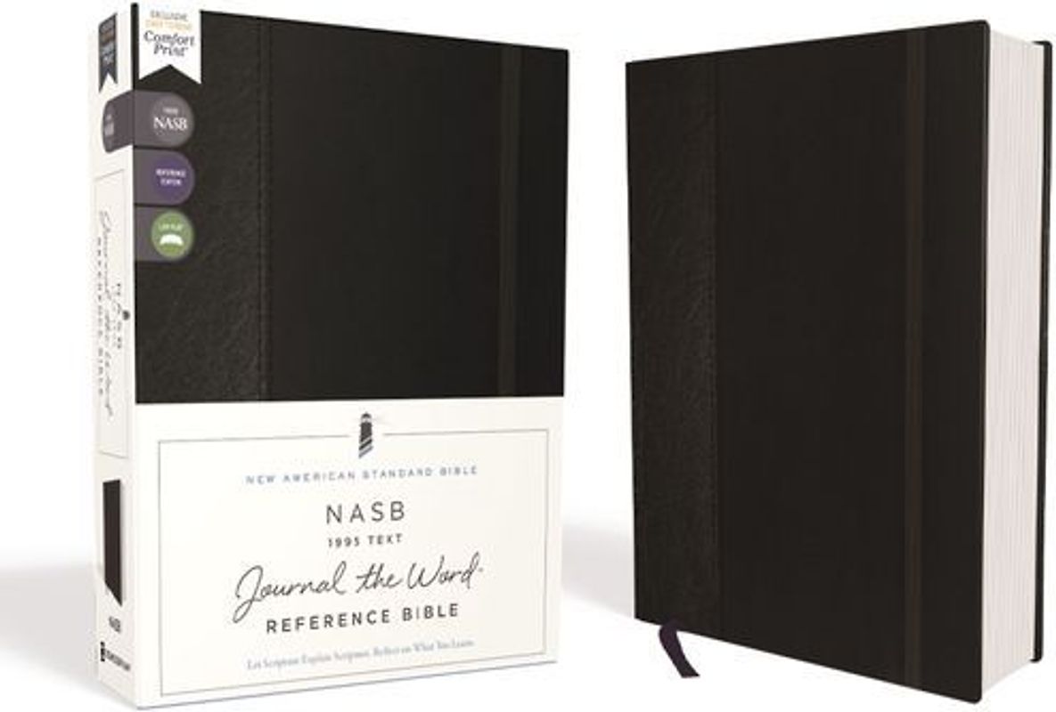 Nasb, Journal the Word Reference Bible, Hardcover, Black, Elastic Closure, Red Letter Edition, 1995 Text, Comfort Print