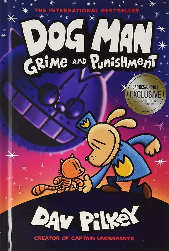 Dog Man: Grime And Punishment - Dav Pilkey [Barnes & Noble Exclusive Edition, Hardcover]