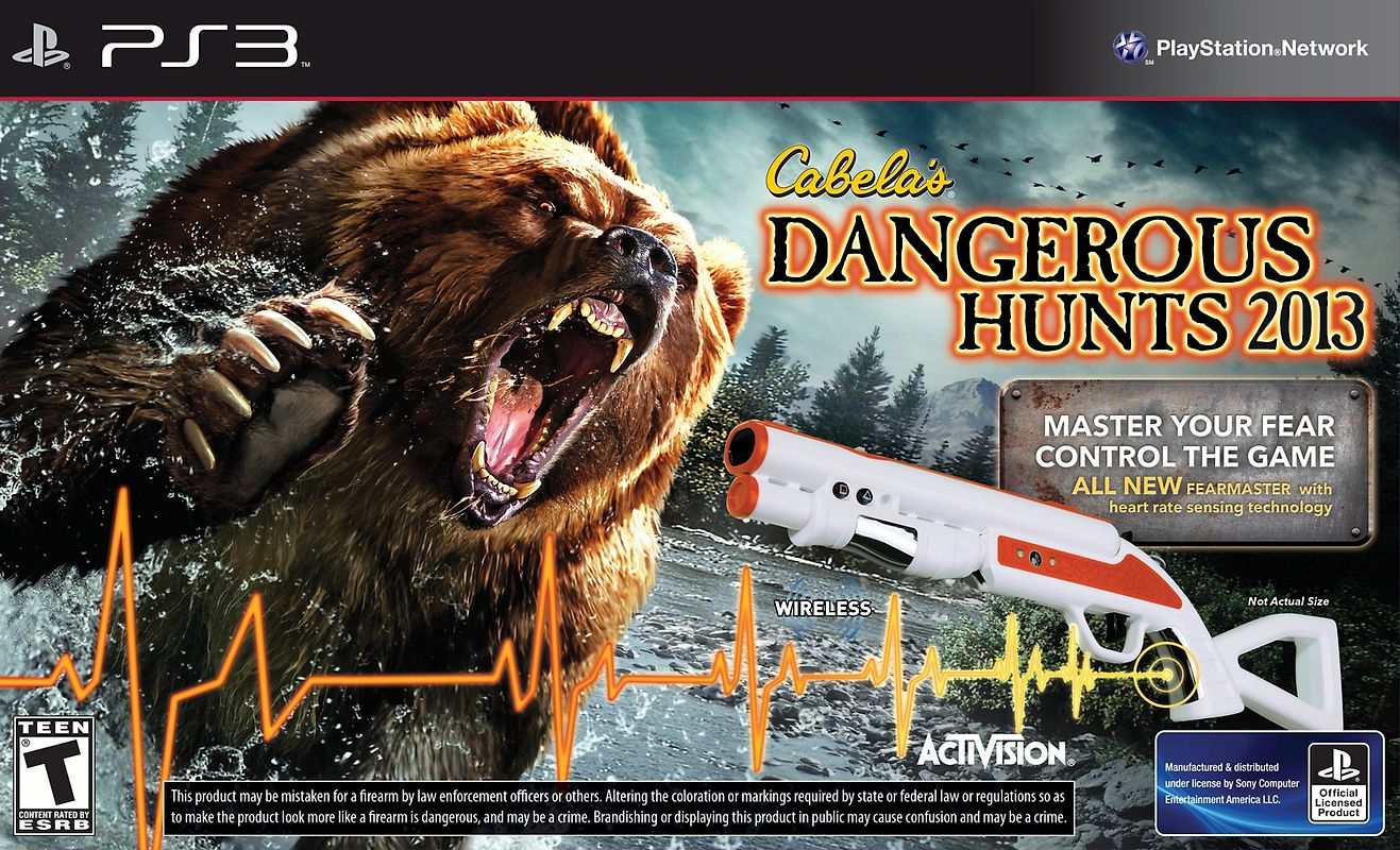 Cabela's Dangerous Hunts 2013 inkl. Top Shot Fearmaster Controller PlayStation 3