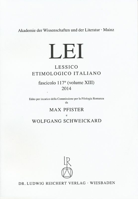 Lessico Etimologico Italiano Lfg. 117
