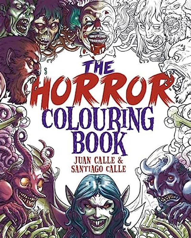 The Horror Colouring Book (Arcturus Creative Colouring)