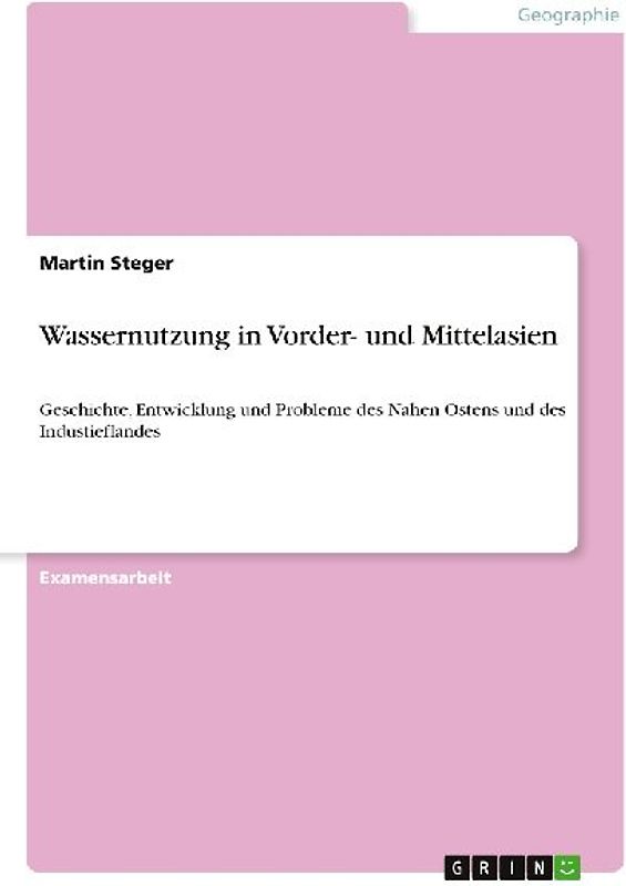 Wassernutzung in Vorder- und Mittelasien
