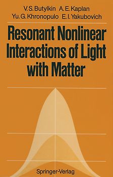 Resonant Nonlinear Interactions of Light with Matter