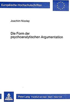 Die Form der psychoanalytischen Argumentation