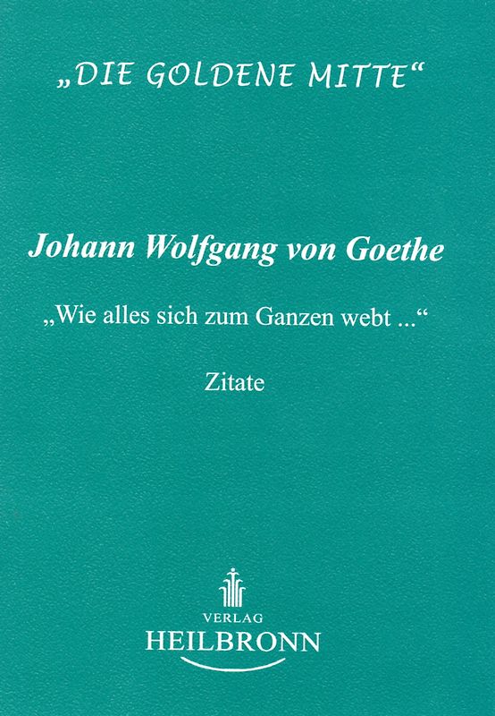 Wie alles sich zum Ganzen webt...