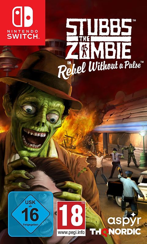 Stubbs the Zombie in Rebel Without a Pulse Nintendo Switch