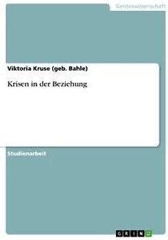 Krisen in der Beziehung