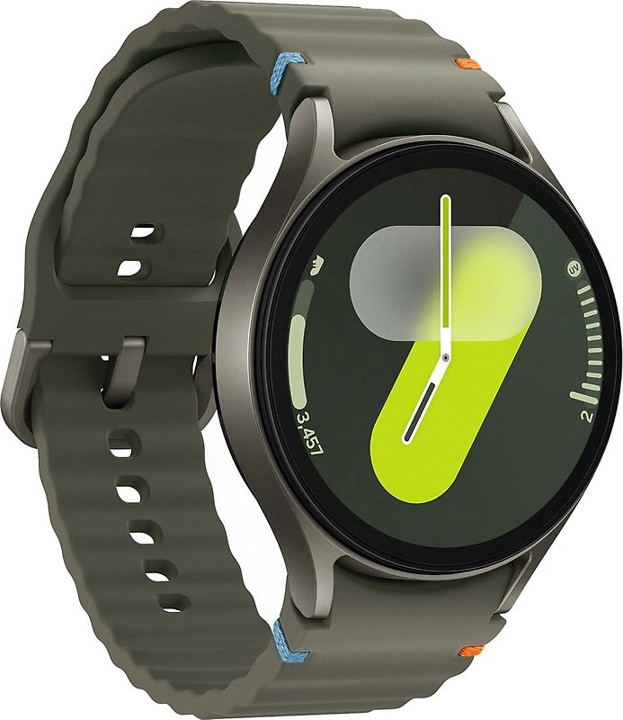 Samsung Galaxy Watch7 44 mm Boîtier aluminium vert Bracelet Sport M/L vert [Wi-Fi + 4G]