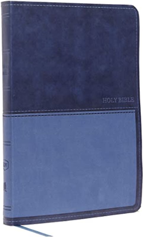 Kjv, Value Thinline Bible, Large Print, Leathersoft, Blue, Red Letter Edition, Comfort Print