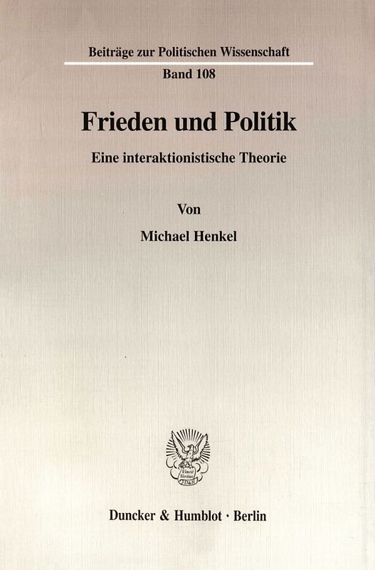 Frieden und Politik.