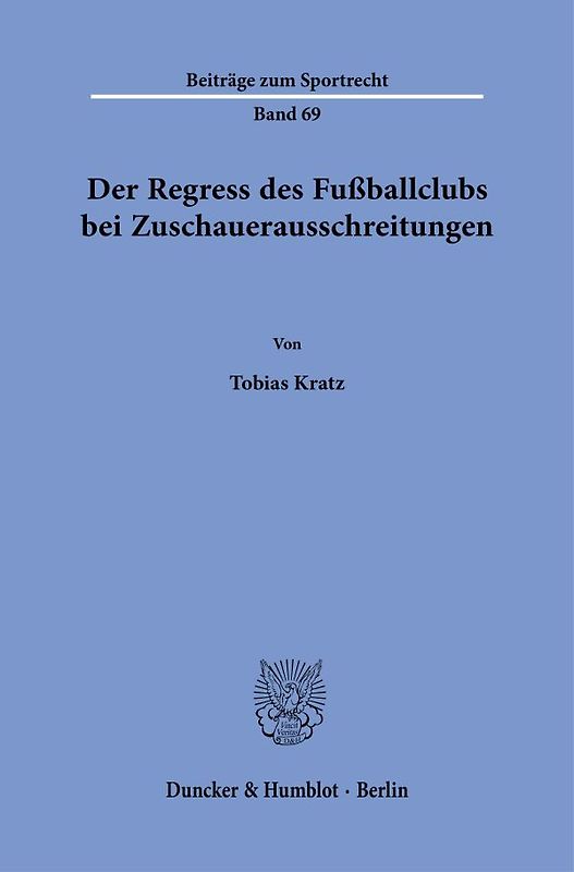 Der Regress des Fußballclubs bei Zuschauerausschreitungen