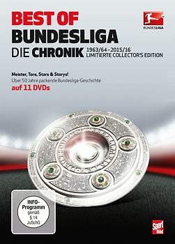 Best of Bundesliga - Die Chronik 1963/64 - 2015/16 [11 Discs] DVD