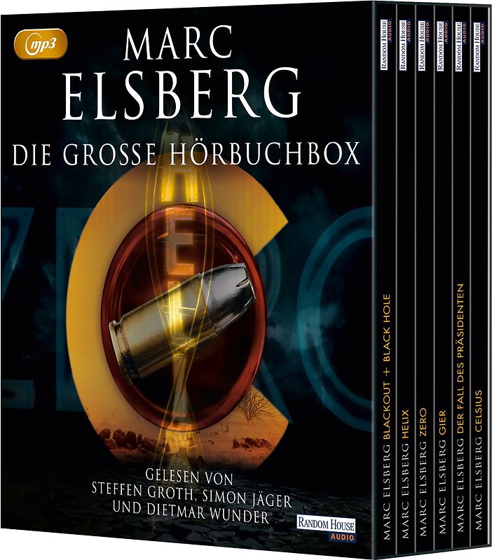 Die große Hörbuchbox - °C – Celsius - Der Fall des Präsidenten - Gier - Helix - Zero - Blackout - Black Hole
