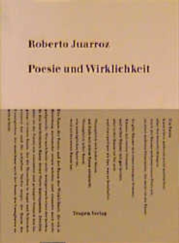 Poesie und Wirklichkeit
