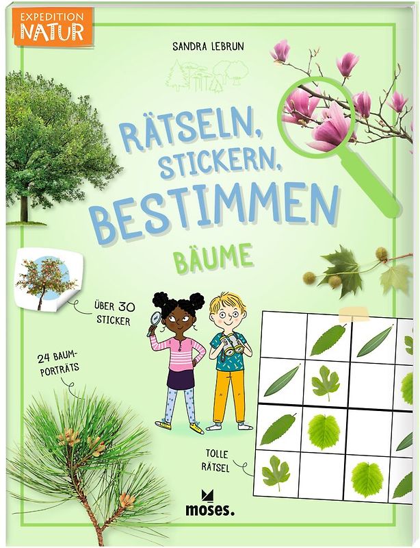 Expedition Natur Rätseln, Stickern, Bestimmen - Bäume