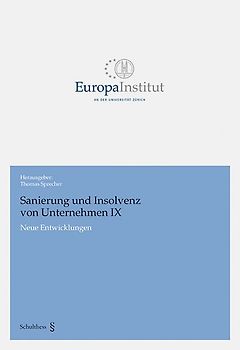 Sanierung und Insolvenz von Unternehmen IX