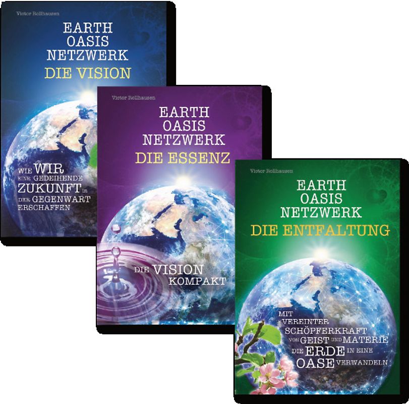 EARTH OASIS NETZWERK ALLE 3 BÜCHER ALS SET