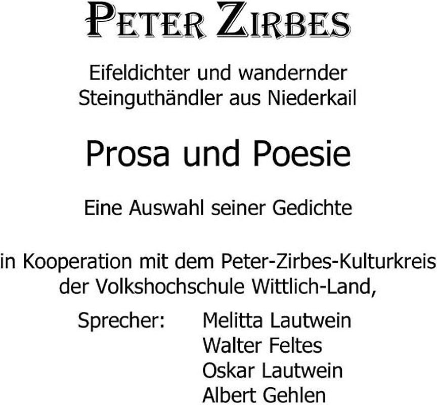 Prosa und Poesie