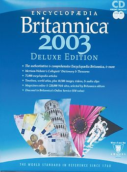 Encyclopaedia Britannica 2003 Deluxe Edition MacOS