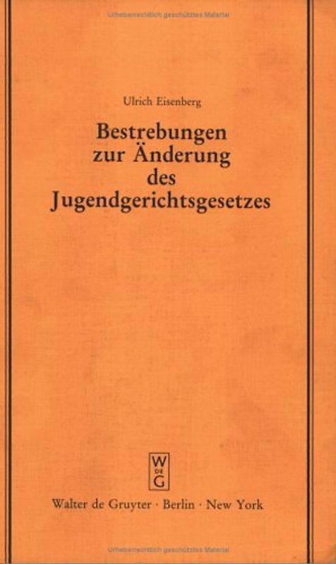 Bestrebungen zur Änderung des Jugendgerichtsgesetzes