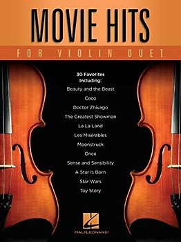Movie Hits for Violin Duet