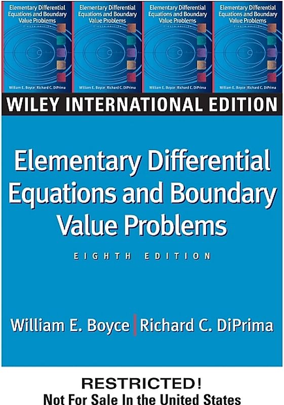Elementary Differential Equations and Boundary Value Problems