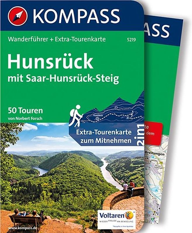 KOMPASS Wanderführer Hunsrück mit Saar-Hunsrück-Steig