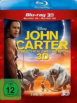 John Carter - Zwischen zwei Welten 3D [inkl. 2D Version] 3D Blu-ray Disc