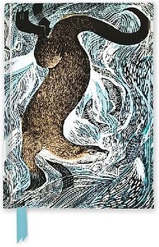 Angela Harding: Fishing Otter (Foiled Pocket Journal)