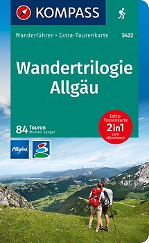 KOMPASS Wanderführer Wandertrilogie Allgäu, 84 Touren