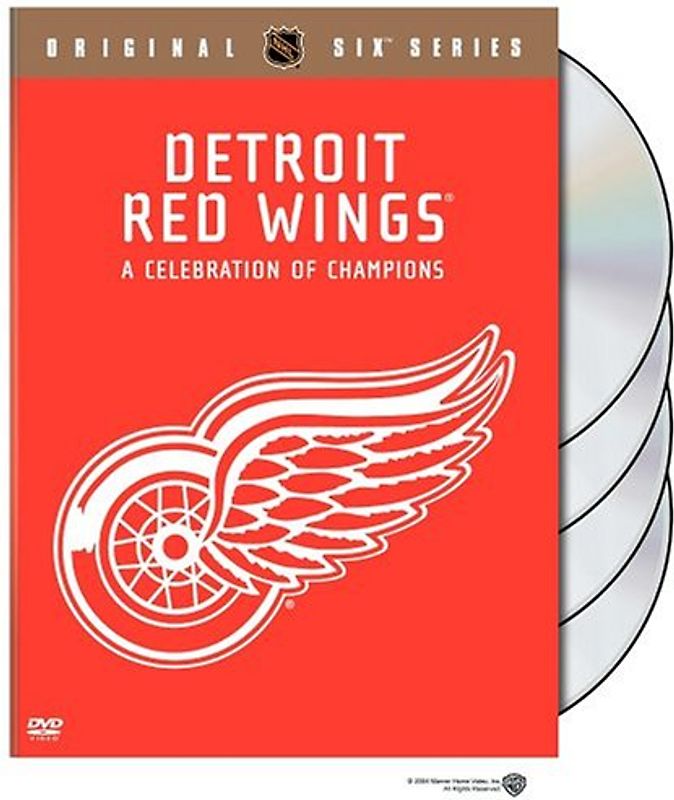 Detroit Red Wings - A Celebration of Champions [NHL Original Six Series, 4 DVDs, UK Import] DVD