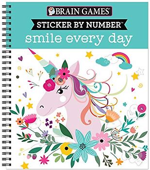 Brain Games - Sticker by Number: Smile Every Day