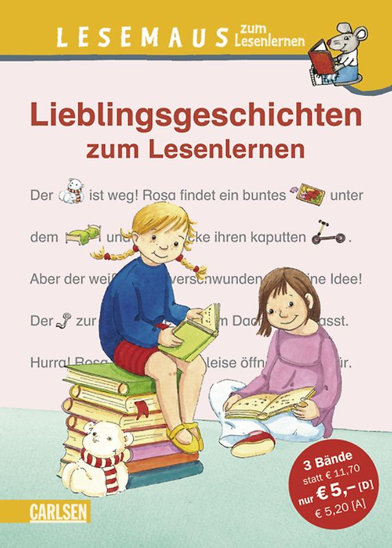Lesemaus zum Lesenlernen Sammelbände, Band 8: Lieblingsgeschichten zum Lesenlernen