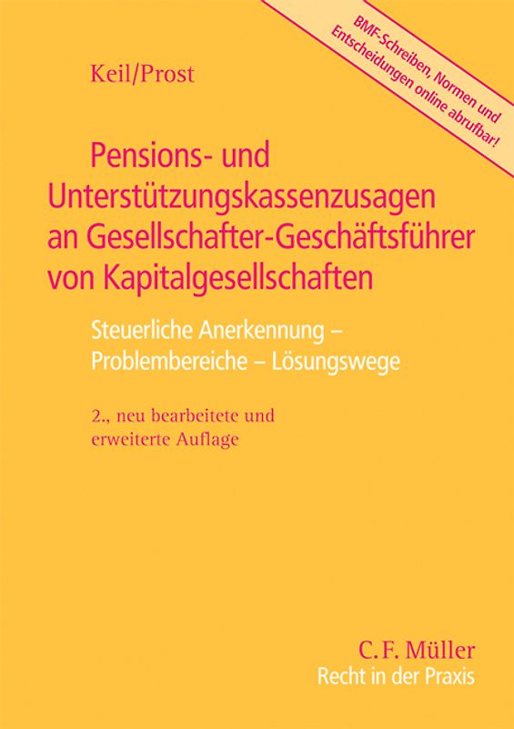 Pensions- und Unterstützungskassenzusagen an Gesellschafter-Geschäftsführer von Kapitalgesellschaften