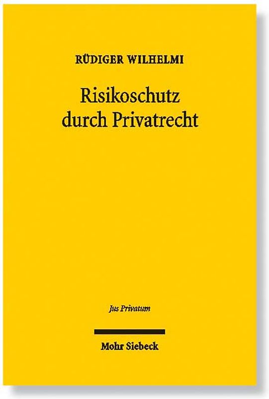 Risikoschutz durch Privatrecht