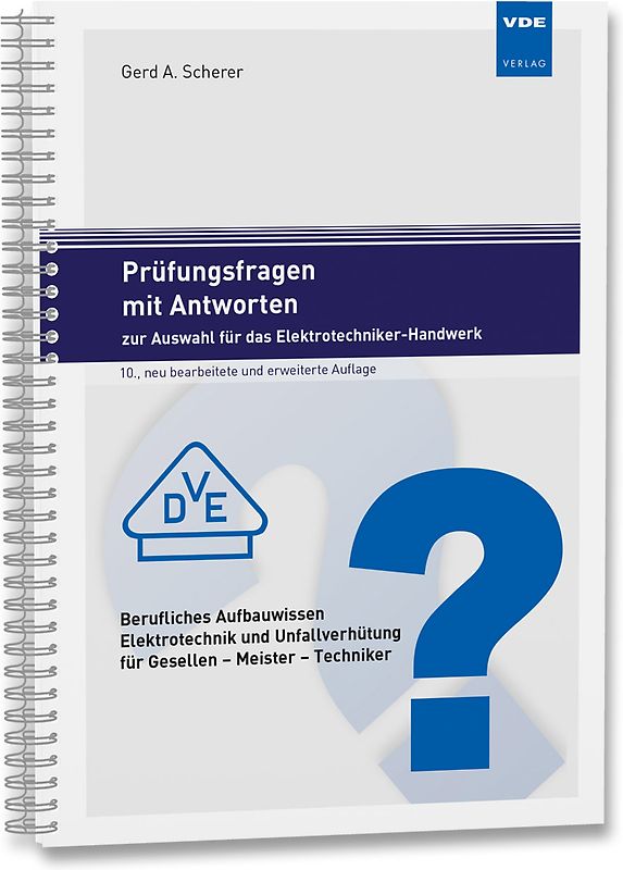 Prüfungsfragen mit Antworten zur Auswahl für das Elektrotechniker-Handwerk