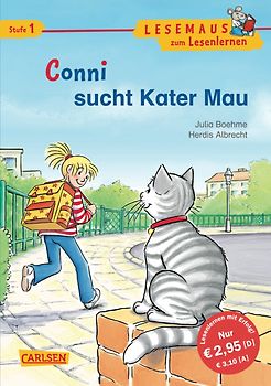 LESEMAUS zum Lesenlernen Stufe 1: Conni sucht Kater Mau