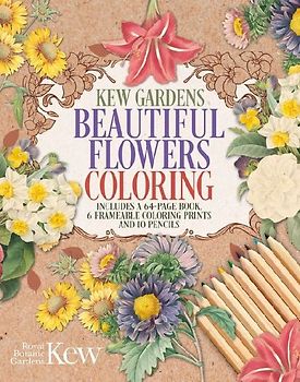 Kew Gardens Beautiful Flowers Coloring Kit