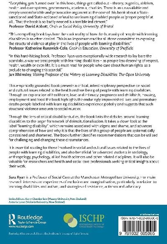 Critical Health and Learning Disabilities