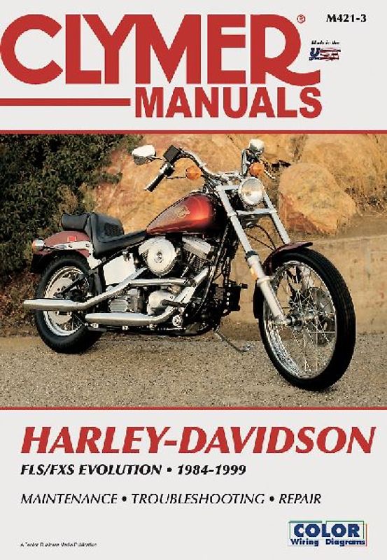 Harley-Davidson FLS-FXS Evolution, Evo Softail, Fat Boy (1984-1999) Service Repair Manual