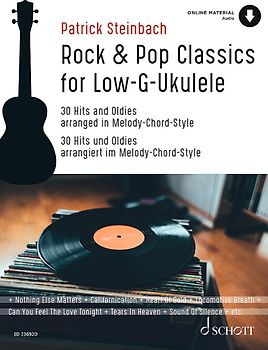Rock & Pop Classics for "Low G"-Ukulele