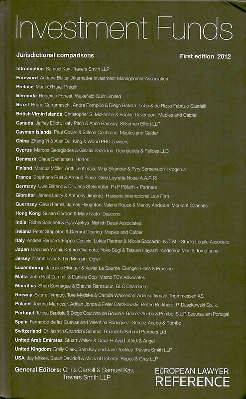 Investment Funds - Chris Carroll & Samuel Kay [Hardcover]