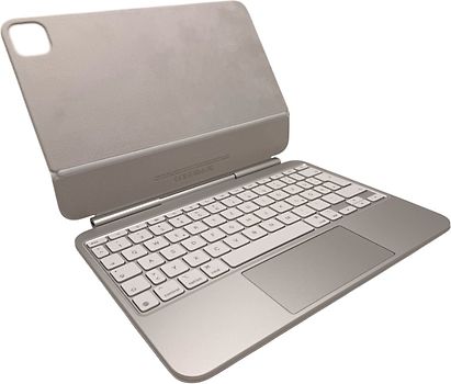 Apple Magic Keyboard voor iPad Pro 11" (M4) [Engelse toetsenbordindeling, QWERTZ] wit