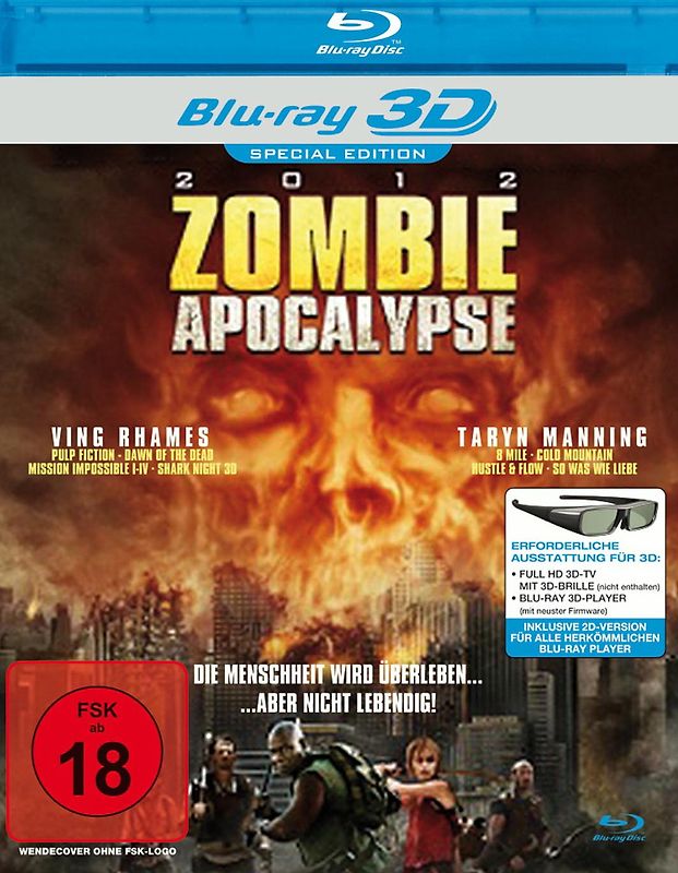 2012 Zombie Apocalypse [Special 3D Blu-ray Edition] 3D Blu-ray Disc