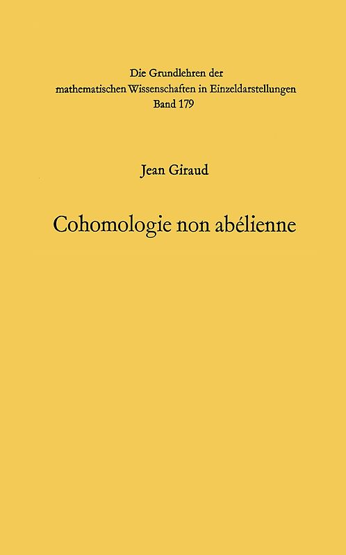 Cohomologie non abelienne