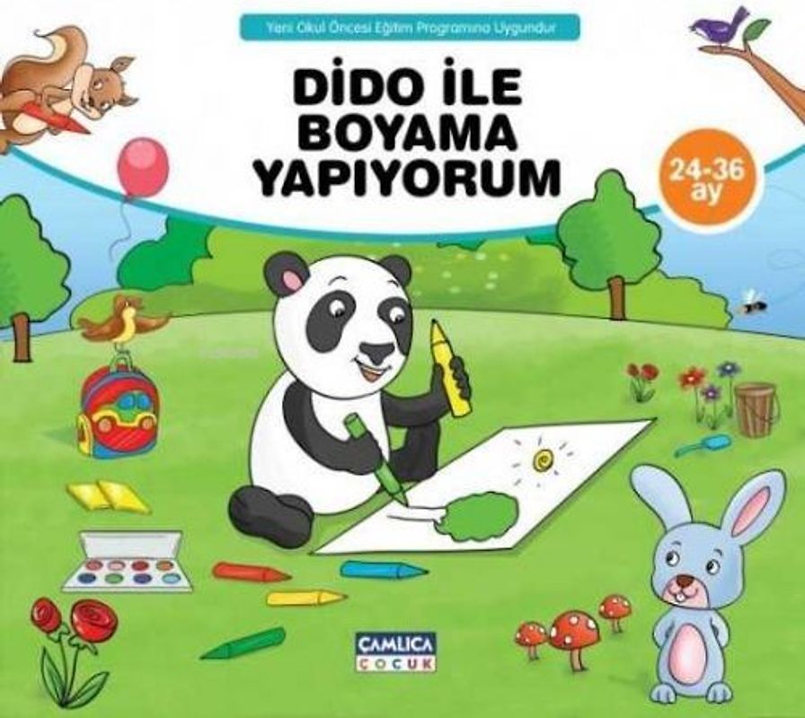 Dido Ile Boyama Yapiyorum Boyama Kitabi