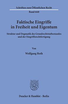 Faktische Eingriffe in Freiheit und Eigentum.