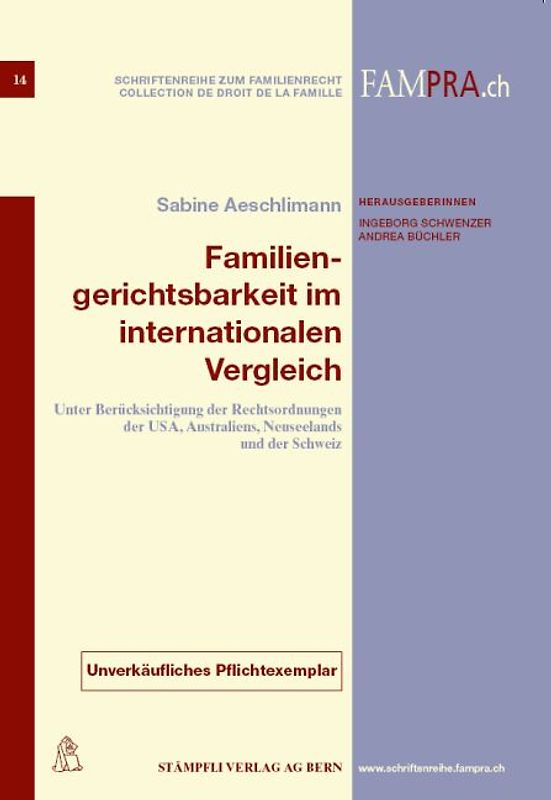 Familiengerichtsbarkeit im internationalen Vergleich