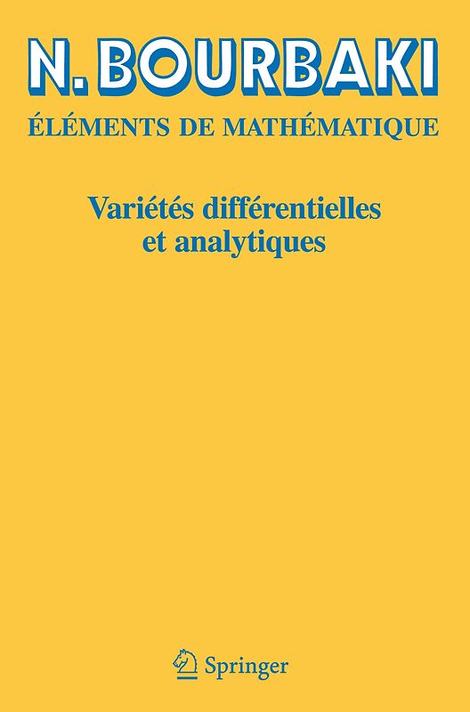 Variétés différentielles et analytiques