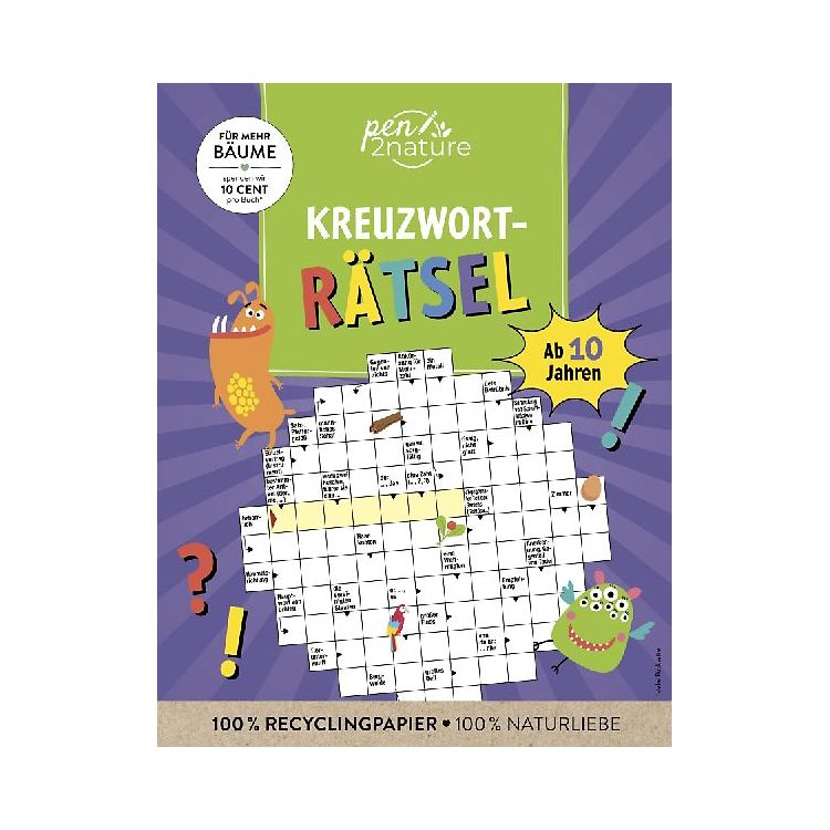 Kreuzworträtsel ab 10 Jahren. Knobeln und Rätseln für Kinder gebraucht